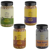 Khari Foods Almonds, Cashews, Pistachios, Raisins (pack Of 4)